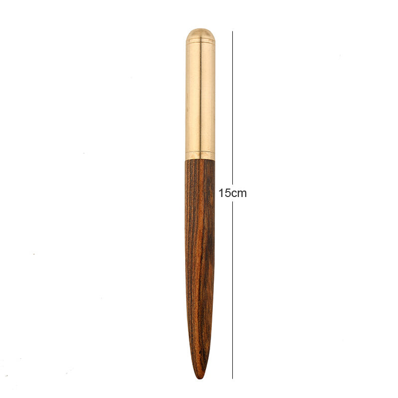 The Hemmingway | Exquisite Handcrafted Wood and Brass Fountain Pen