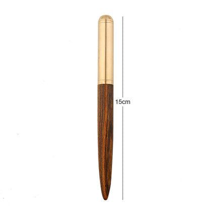 The Hemmingway | Exquisite Handcrafted Wood and Brass Fountain Pen