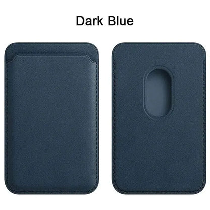 Magnetic Leather iPhone Wallet Case