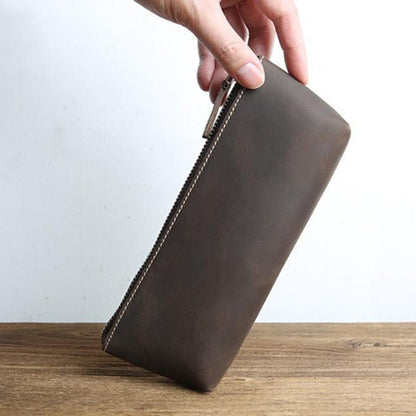 The Prospect | Artisan Leather Pencil Case & Versatile Makeup Bag