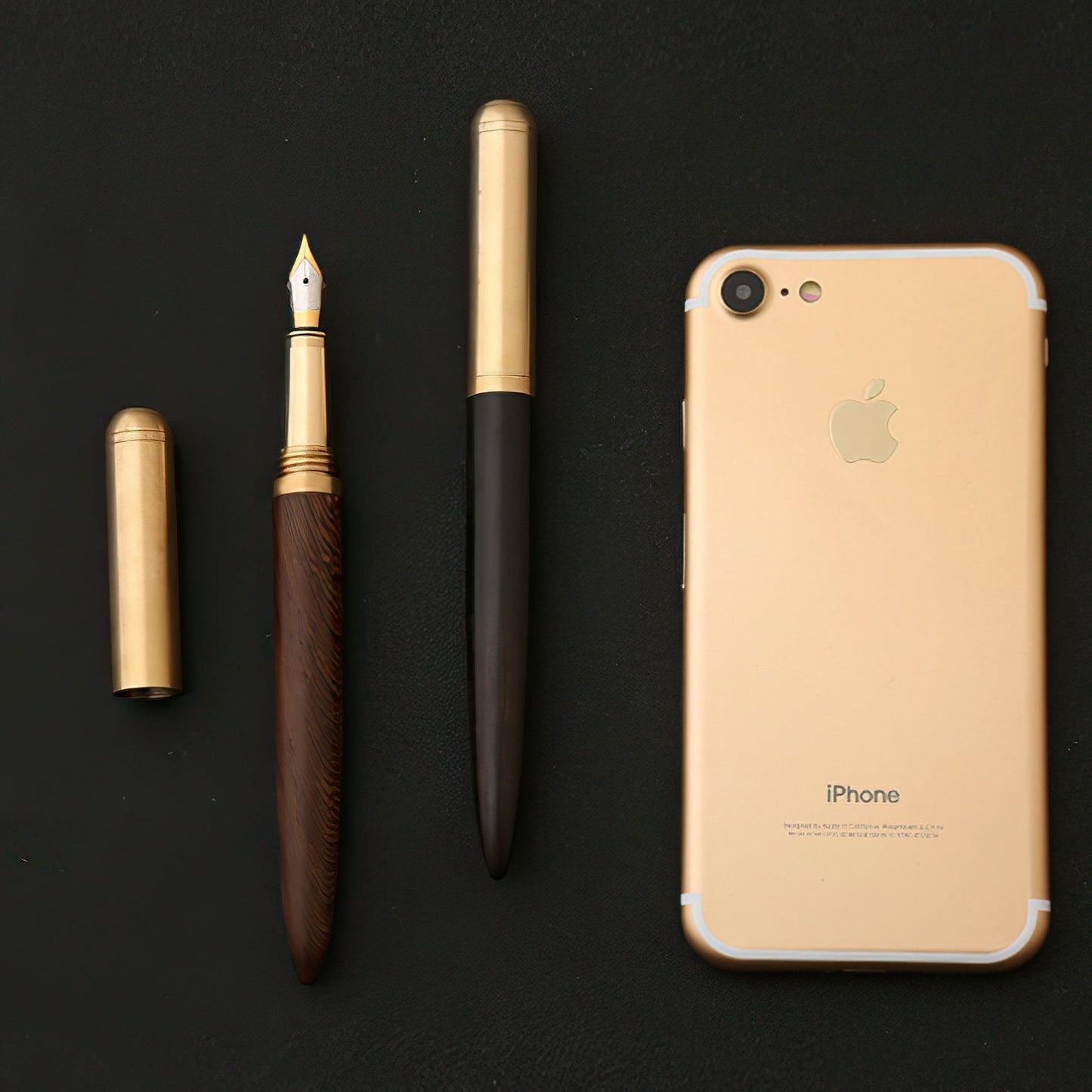 The Hemmingway | Exquisite Handcrafted Wood and Brass Fountain Pen