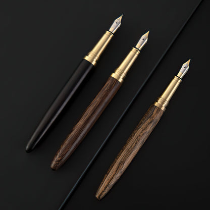 The Hemmingway | Exquisite Handcrafted Wood and Brass Fountain Pen