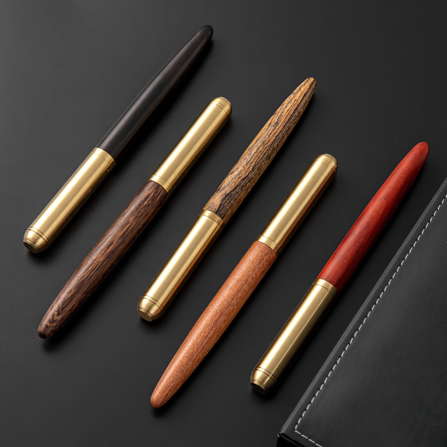 The Hemmingway | Exquisite Handcrafted Wood and Brass Fountain Pen