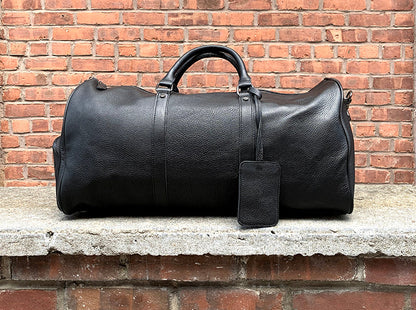 The Easton Weekender | Timeless Vintage Leather Duffle Bag for Stylish Getaways