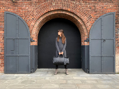The Easton Weekender | Timeless Vintage Leather Duffle Bag for Stylish Getaways