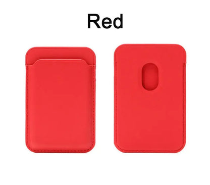 Magnetic Leather iPhone Wallet Case