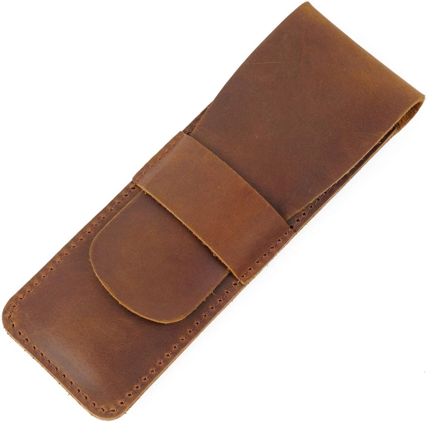 Exquisite Handmade Leather Fountain Pen Holder by Paiman - Elevate Your Writing Experience
