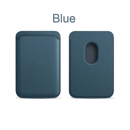 Magnetic Leather iPhone Wallet Case