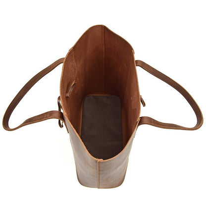 Elevate Your Style with the Tribeca Handcrafted Leather Tote Bag