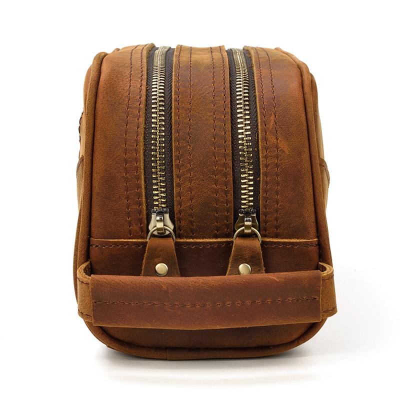Luxurious Nomad Leather Toiletry Bag | Travel in Style with Genuine Leather Essentials