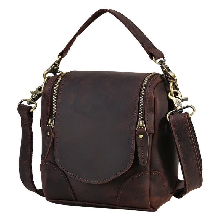 Chelsea | Chic Small Leather Camera Bag - Stylish Lens Case for Photography Lovers