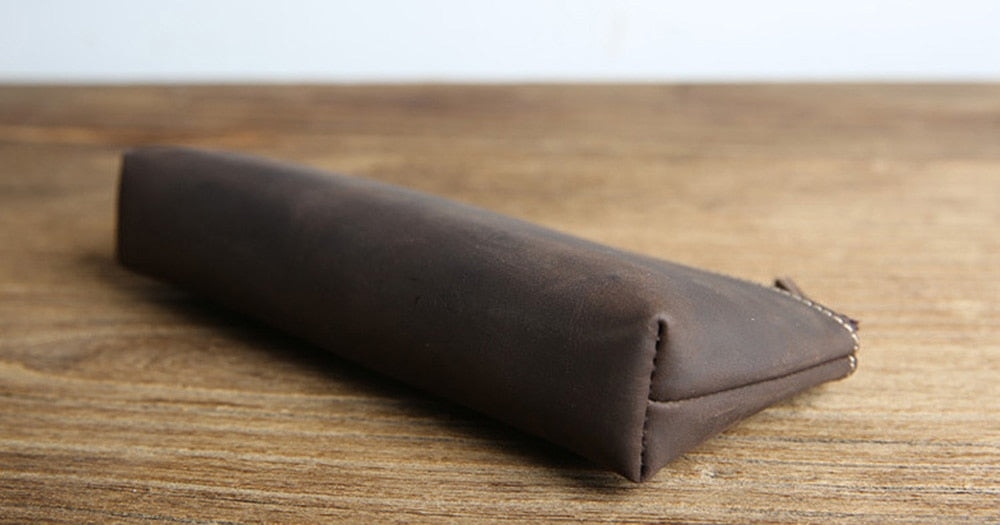 The Prospect | Artisan Leather Pencil Case & Versatile Makeup Bag