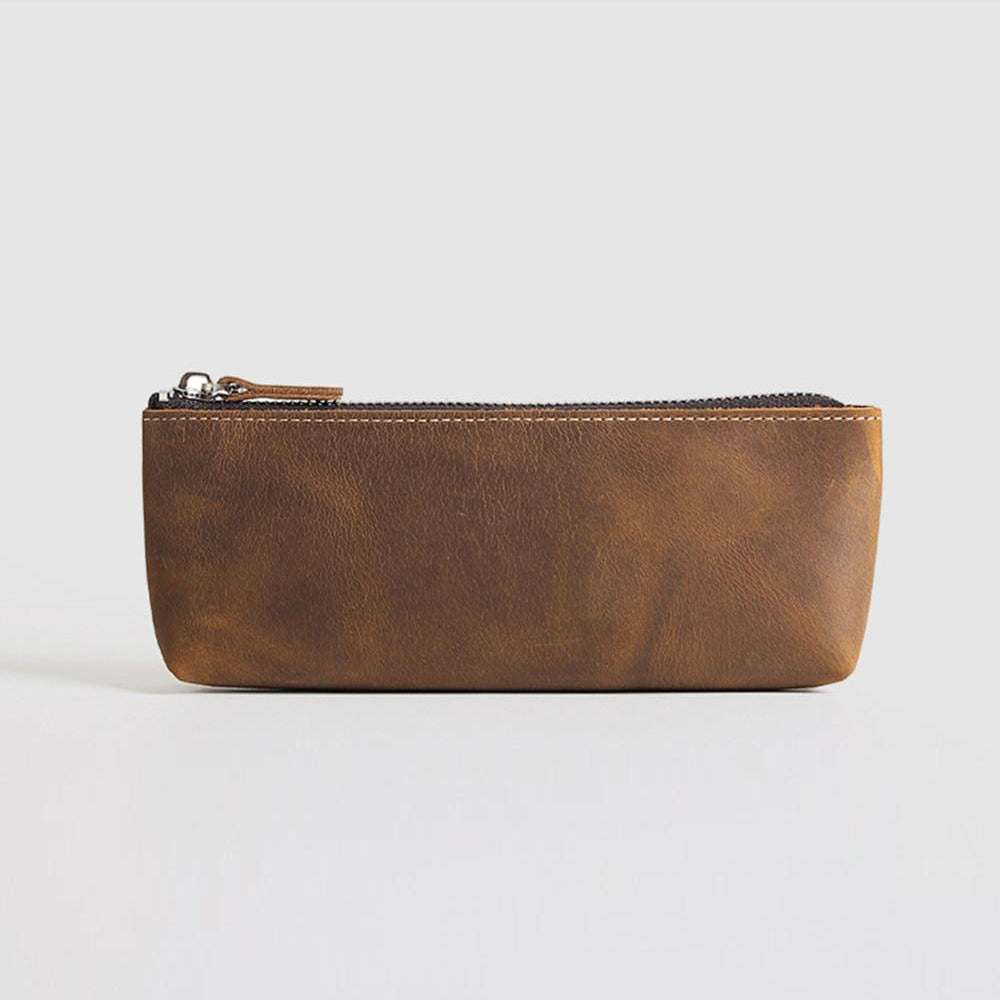 The Prospect | Artisan Leather Pencil Case & Versatile Makeup Bag