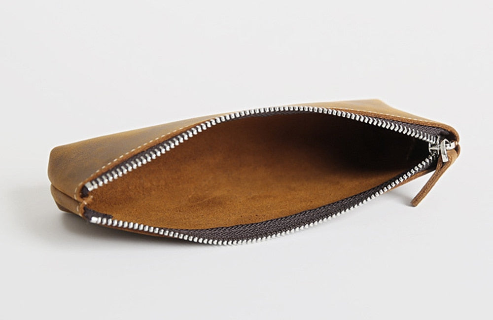 The Prospect | Artisan Leather Pencil Case & Versatile Makeup Bag