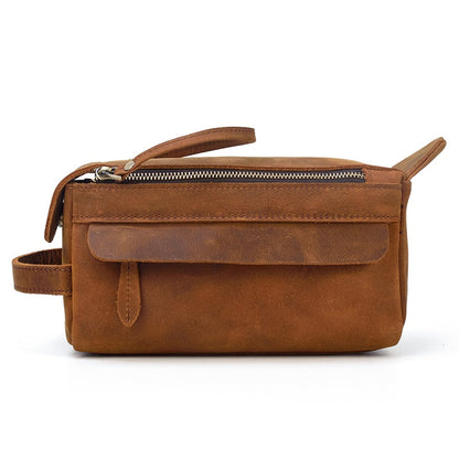 Luxurious Handmade Leather Dopp Kit | Stylish Toiletry Organizer