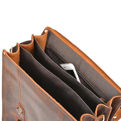 Timeless Triborough Vintage Leather Backpack