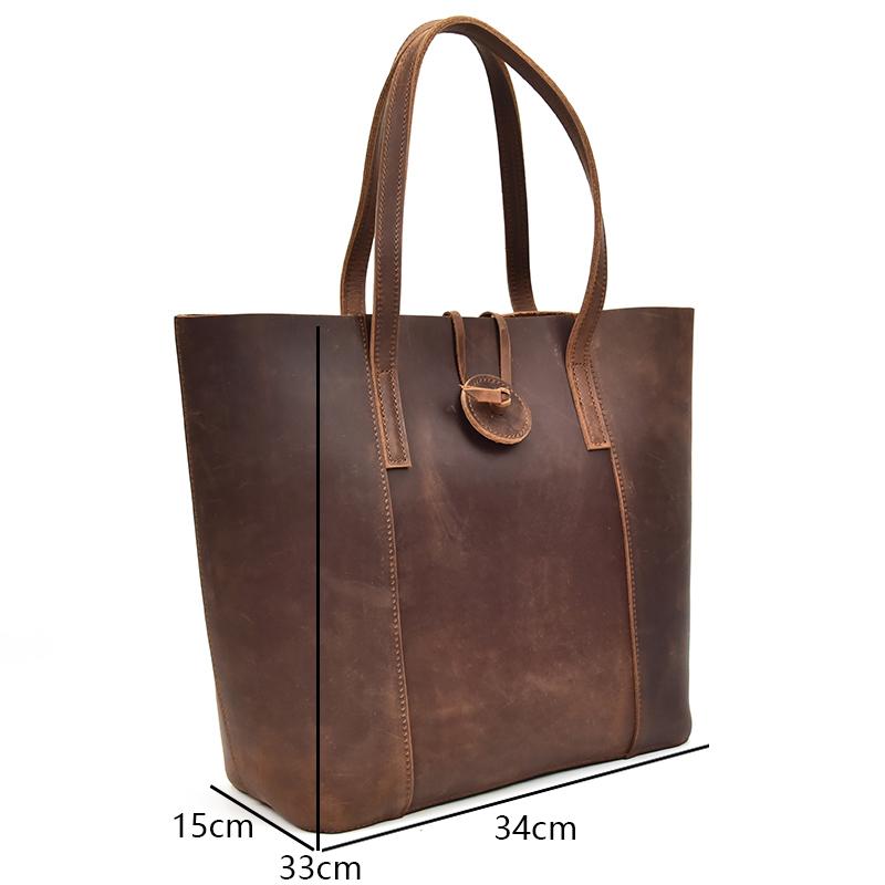 Elevate Your Style with the Tribeca Handcrafted Leather Tote Bag