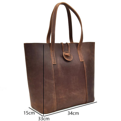 Elevate Your Style with the Tribeca Handcrafted Leather Tote Bag