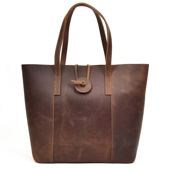 Elevate Your Style with the Tribeca Handcrafted Leather Tote Bag