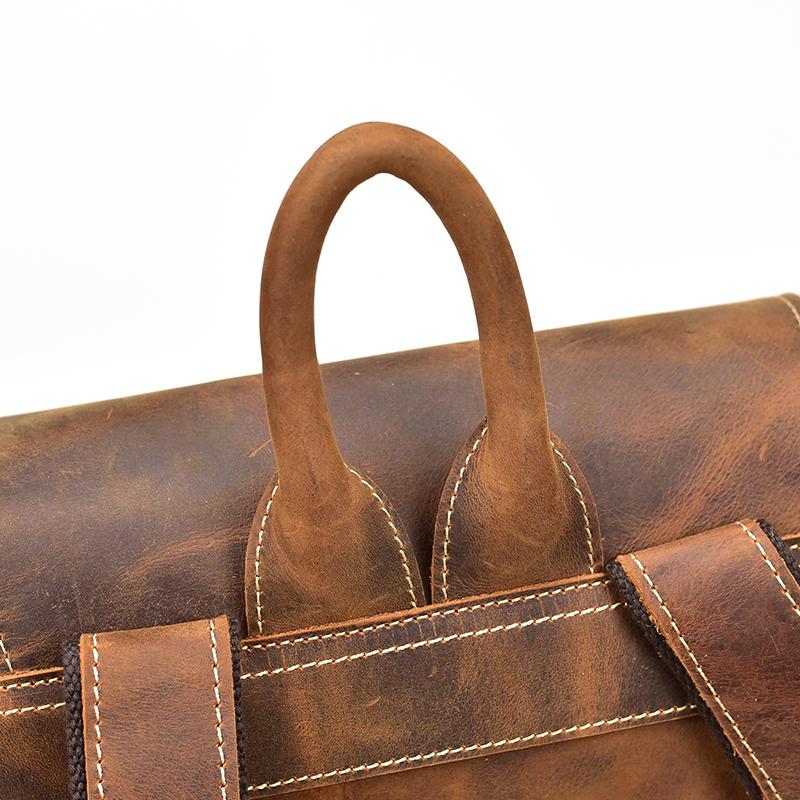 Chic Vintage Leather Harlem Backpack - Timeless Style for Every Adventure