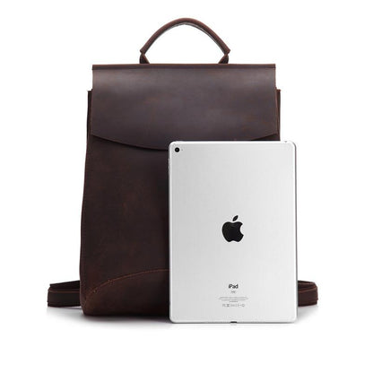 Glen Vintage Leather Travel Backpack - Timeless Style for Your Adventures!