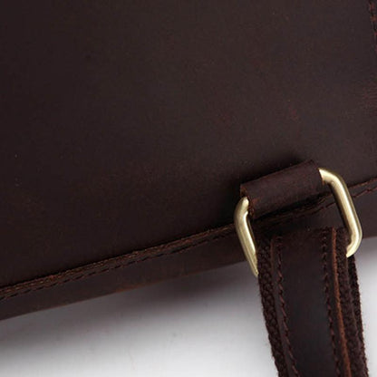 Glen Vintage Leather Travel Backpack - Timeless Style for Your Adventures!