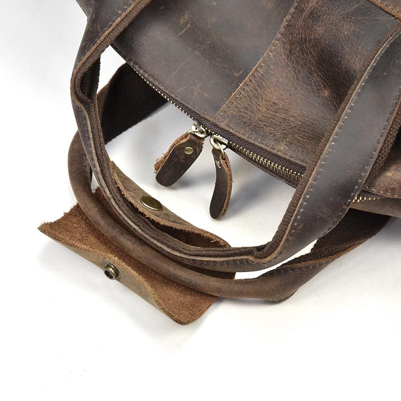 Clinton Luxury Leather Duffle Bag | Spacious Weekender Essential