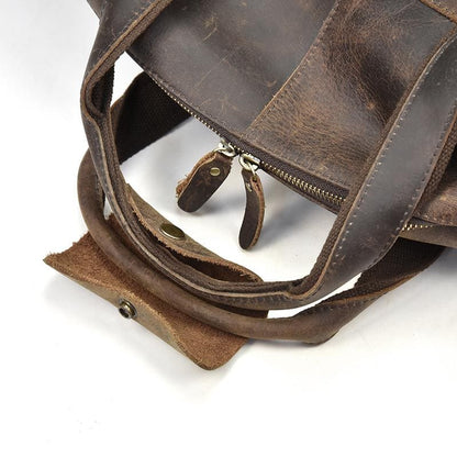 Clinton Luxury Leather Duffle Bag | Spacious Weekender Essential