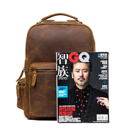 The Lexington Vintage Leather Backpack | Timeless Style and Durability