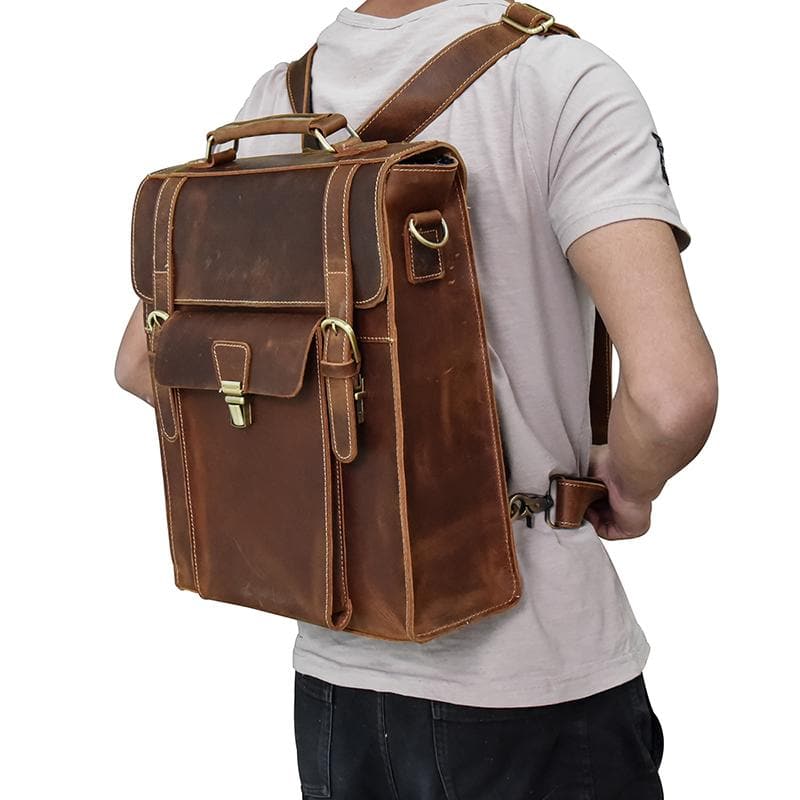Vintage Leather Vermont Backpack | Exquisitely Handmade Charm