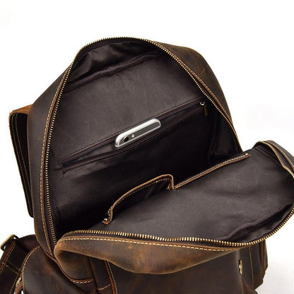Chic Fulton Handcrafted Leather Backpack