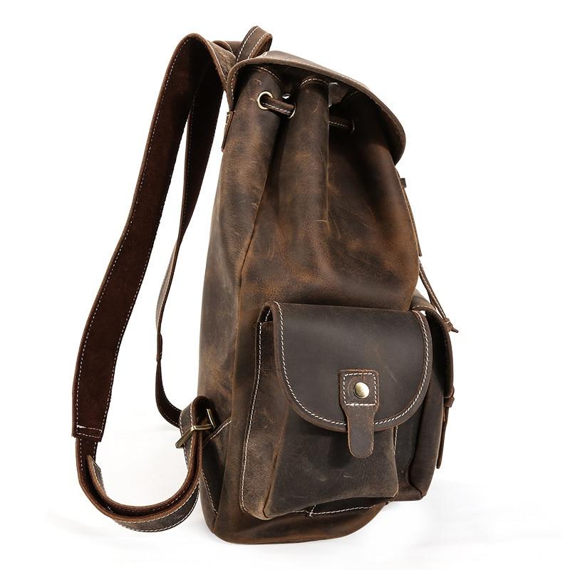 Thompson Mini Leather Backpack | Artisanal Handmade Genuine Leather Design