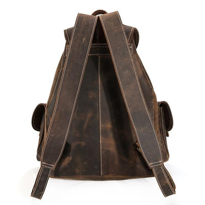 Thompson Mini Leather Backpack | Artisanal Handmade Genuine Leather Design