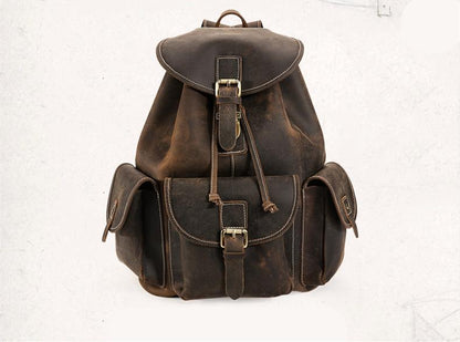 Thompson Mini Leather Backpack | Artisanal Handmade Genuine Leather Design