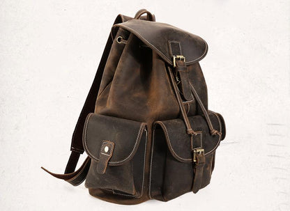 Thompson Mini Leather Backpack | Artisanal Handmade Genuine Leather Design