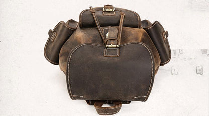 Thompson Mini Leather Backpack | Artisanal Handmade Genuine Leather Design