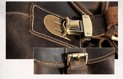 Thompson Mini Leather Backpack | Artisanal Handmade Genuine Leather Design
