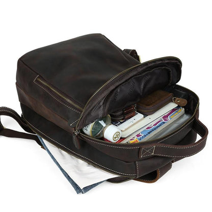 The Stanton Leather Backpack | Compact and Stylish Genuine Leather Design