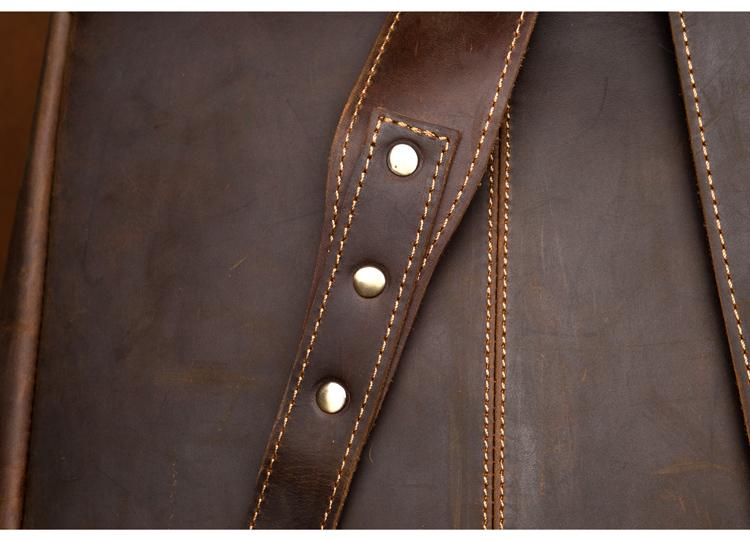 The Varick Vintage Leather Backpack | Chic Minimalist Design