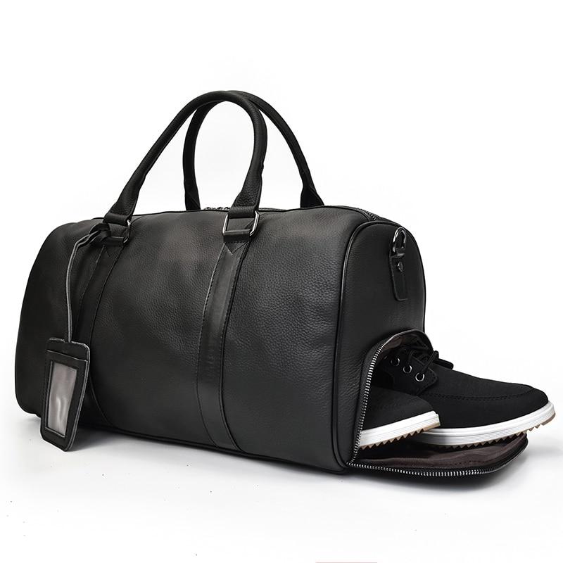 The Easton Weekender | Timeless Vintage Leather Duffle Bag for Stylish Getaways