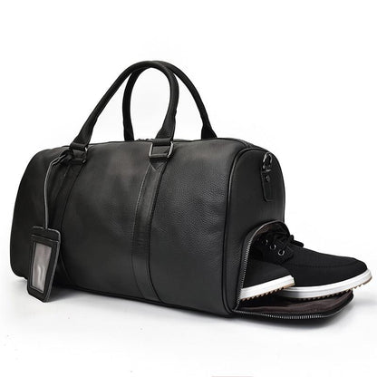 The Easton Weekender | Timeless Vintage Leather Duffle Bag for Stylish Getaways