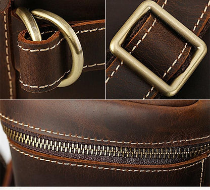 The Roosevelt Vintage Leather Backpack | Exquisite Handmade Design