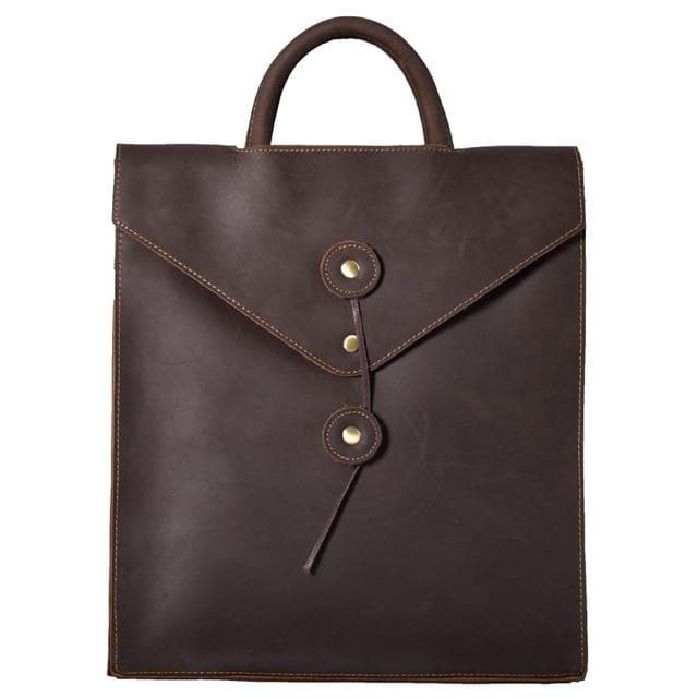 Sleek Tudor Backpack | Authentic Leather with Modern Edge Design
