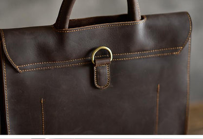 Sleek Tudor Backpack | Authentic Leather with Modern Edge Design