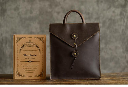 Sleek Tudor Backpack | Authentic Leather with Modern Edge Design