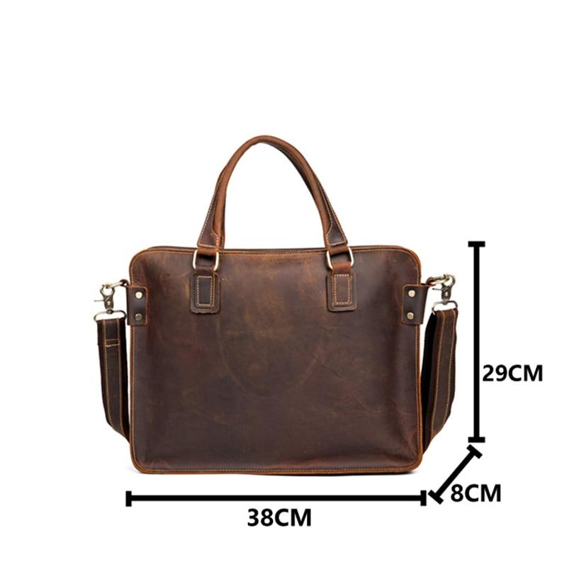 Stylish Vanderbilt Genuine Leather Messenger Briefcase